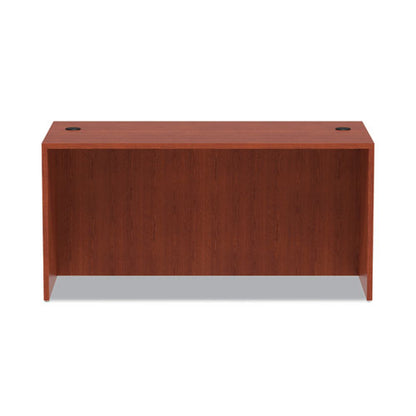 Alera Valencia Series Straight Front Desk Shell, 59.13" X 29.5" X 29.63", Medium Cherry