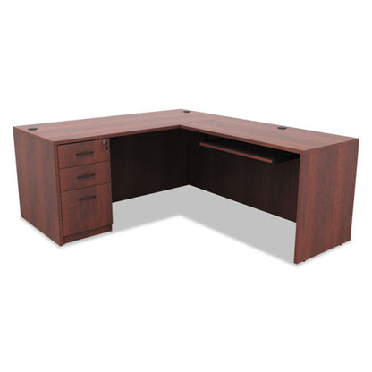 Alera Valencia Series Full Pedestal File, Left/right, 3-drawers: Box/box/file, Legal/letter, Cherry, 15.63" X 20.5" X 28.5"