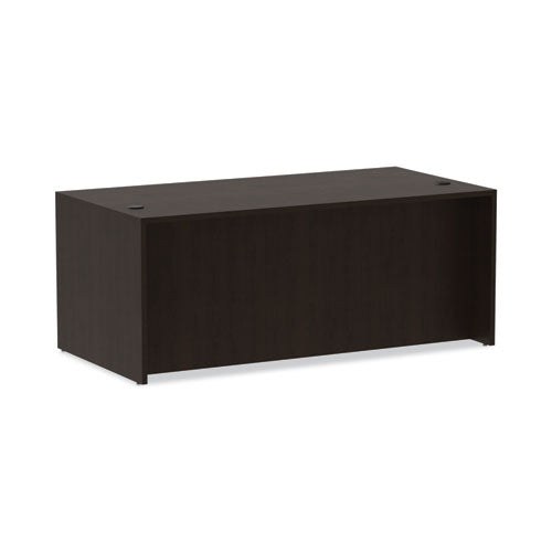 Alera Valencia Series Straight Front Desk Shell, 71" X 35.5" X 29.63", Espresso