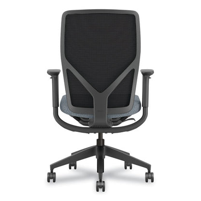 Flexion Mesh Back Task Chair, Supports Up To 300 Lb, 14.81" To 19.7" Seat Height, Black/basalt