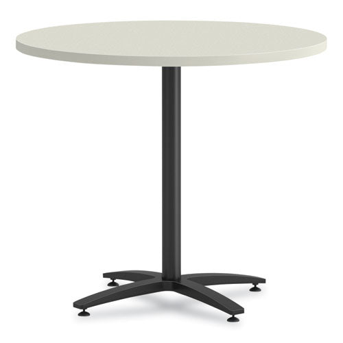 Between Round Table Top, 36" Diameter, Silver Mesh