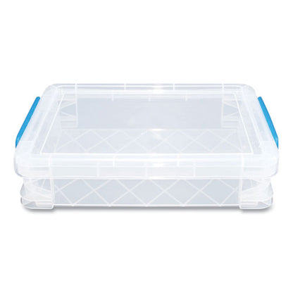 Super Stacker File And Document Box, Letter Files, 10.5 X 14.5 X 3.38, Translucent White