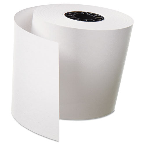 Impact Bond Paper Rolls, 3" X 85 Ft, White, 50/carton