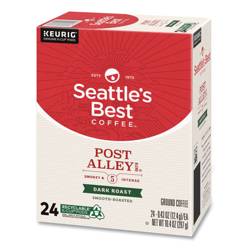 Post Alley Dark Coffee K-cup, 24/box, 4/carton