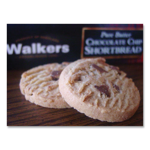 Shortbread Cookies, Chocolate Chip, 1.4 Oz Pack, 2/pack, 20 Packs/box