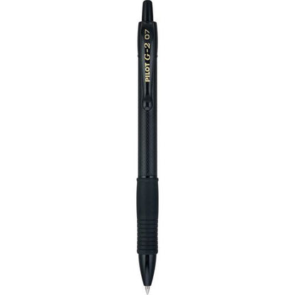 G2 Edge Premium Gel Pen, Retractable, Fine 0.7 Mm, Black Ink/barrel, 36/pack