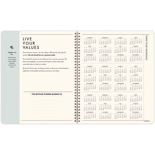 Greenpath Academic Year Weekly/monthly Planner, Floral Artwork, 11" X 9.38", Multicolor Cover, 12-month: July 2024-june 2025