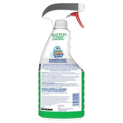 Disinfectant Restroom Cleaner, Fresh Scent, 32 Oz Spray Bottle, 8/carton