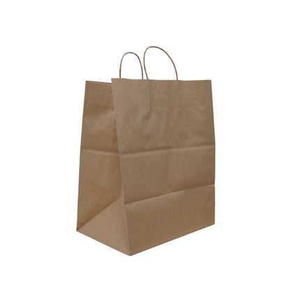 Emporium Twist Handle Bag, 14 X 9.84 X 15.5, Kraft, 200 Bags