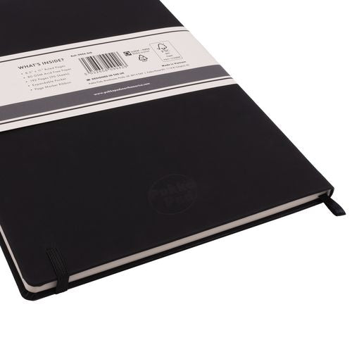 Soft Cover Notebook, College Rule, Black Cover, (96) 11 X 8.5 Sheets