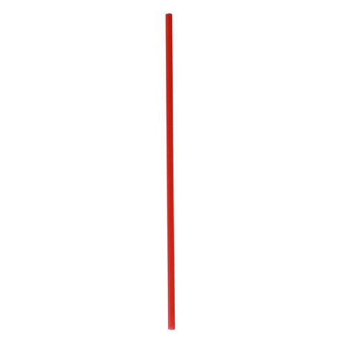 Wrapped Jumbo Straws, 10.25", Polypropylene, Red, 2,000/carton