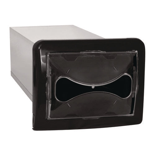 Tandem In-counter Interfold Napkins Dispenser, 6.25 X 18 X 6.5, Black