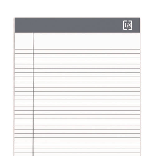 Notepads, Narrow Rule, 50 White 5 X 8 Sheets, 6/pack