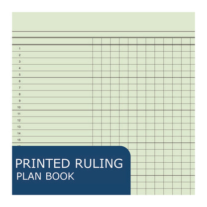 Wirebound Teacher's Plan Book, 11 X 8.5, Randomly Assorted Cover Colors