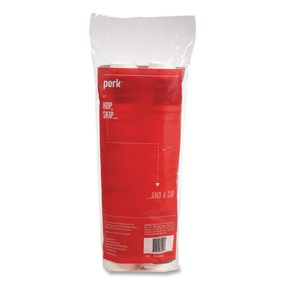 Insulated Paper Hot Cups, 12 Oz, White/blue, 40/pack