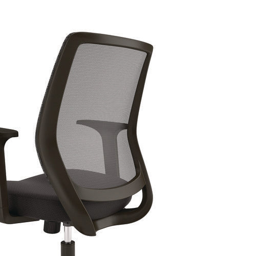 Wessex Ergonomic Fabric Mesh Swivel Task Chair, Supports Up To 275 Lbs, 17.09 To 20.83 Seat Height, Black Seat/back/base