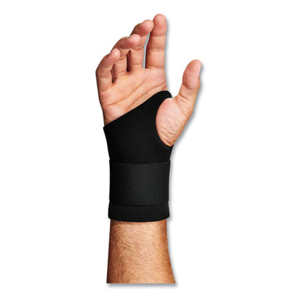 Proflex 670 Ambidextrous Single Strap Wrist Support, Medium, Fits Left/right Hand, Black