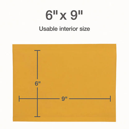 Kraft Bubble Mailers, #0, Barrier Bubble Cushion, Redi-seal Adhesive Closure, 6 X 9, Brown Kraft, 25/pack