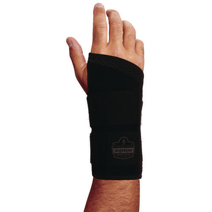 Proflex 4015 Wrist Brace Support With Double Strap, Small, Fits Right Hand, Black