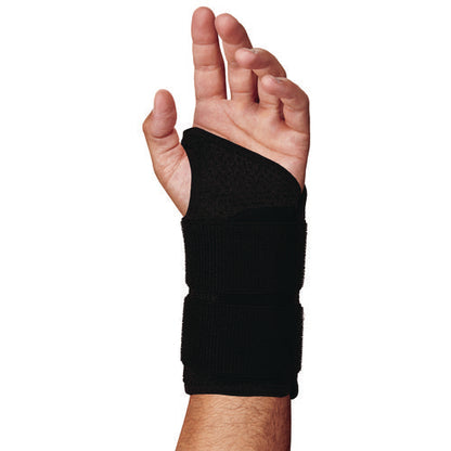 Proflex 4015 Wrist Brace Support With Double Strap, Small, Fits Left Hand, Black