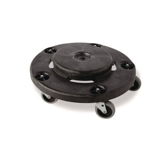 3" Swivel Caster, Grip Ring Stem, 3" Wheel, Black/gray