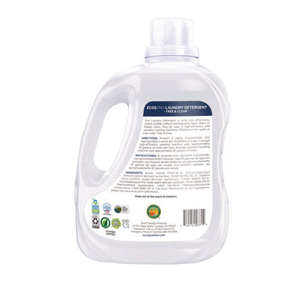 Laundry Detergent Liquid, Free And Clear, 170 Oz Jug, 2/carton