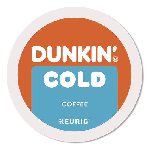 Cold Iced Coffee K-cups, Regular, 0.44 Oz, 22/box