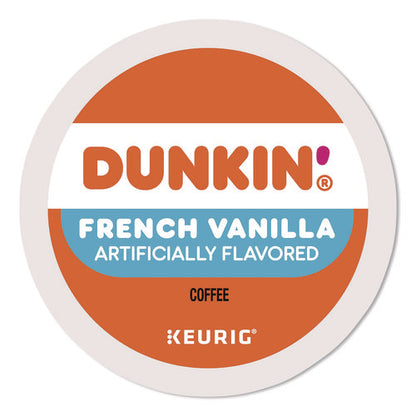 French Vanilla Coffee K-cup Pods, 0.37 Oz, 22/box, 4 Boxes/carton