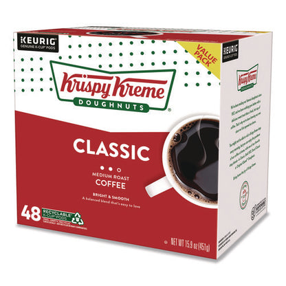 Classic Coffee K-cups, Medium Roast, 0.33 Oz, 48/box