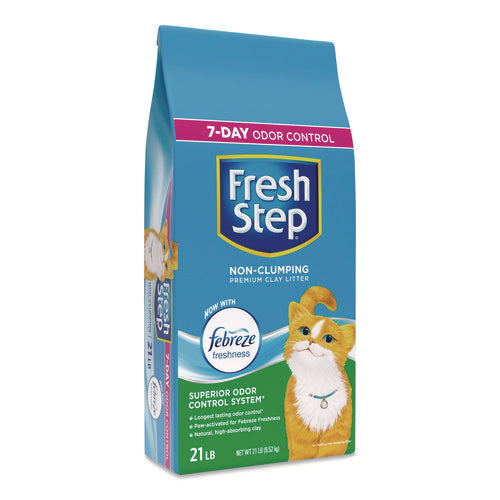 Non-clumping Premium Cat Litter With Febreze Freshness, 21 Lbs