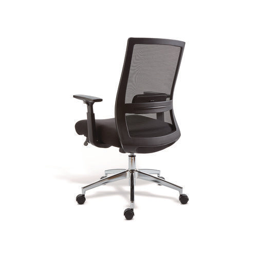 Ashdale Ergonomic Fabric Swivel Task Chair, Supports Up To 275 Lb, 18.15 To 21.89 Seat Height, Black Seat/back, Black Base