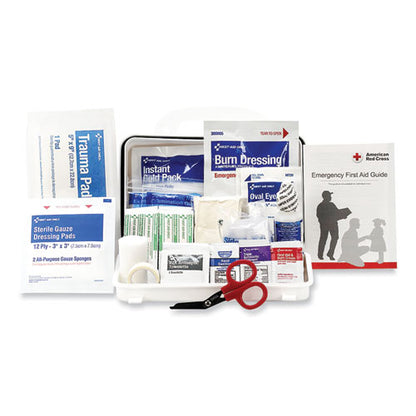 Ansi 2021 First Aid Kit For 10 People, 76 Pieces, Plastic Case