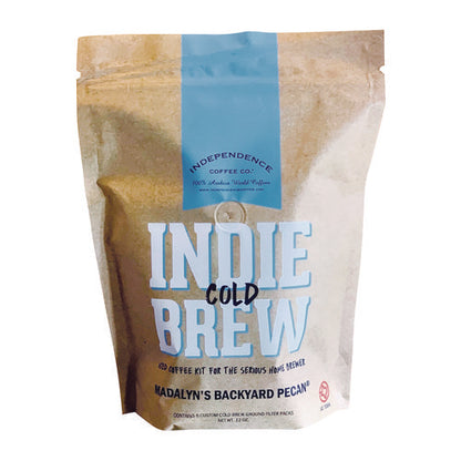 Indie Cold Brew Madalyn's Backyard Pecan Filter Pack, 12 Oz Bag